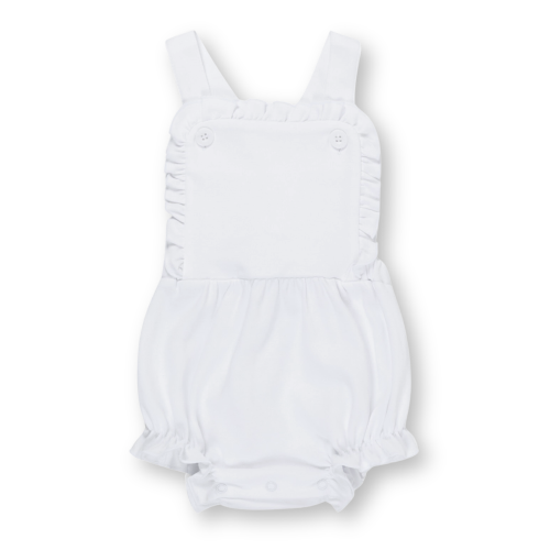 Blank Girl's Ruffled Vintage Style Sunsuit